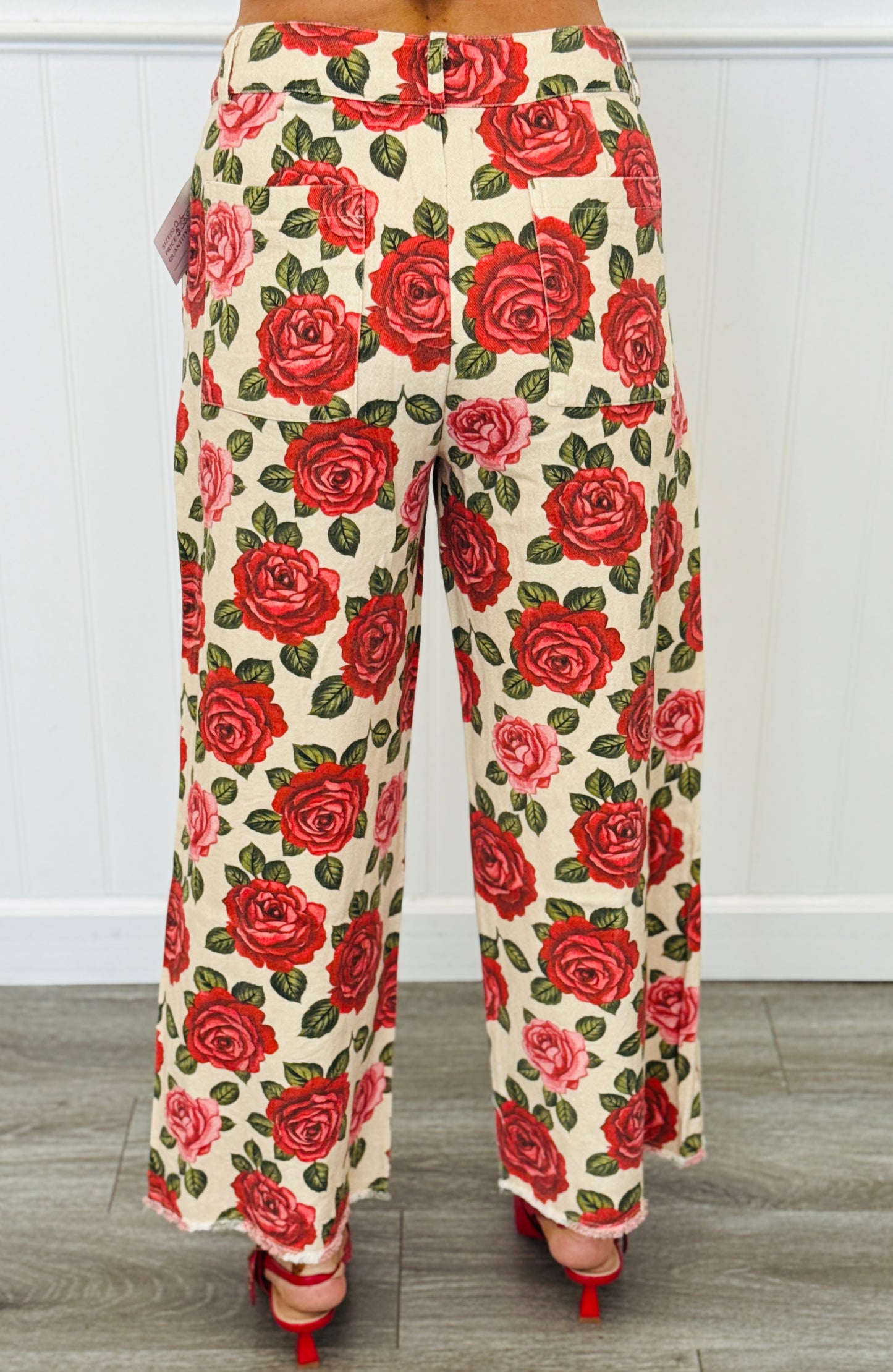 Red Beauty Rose Romance Pants (Reg.)