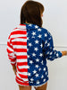 Stars and Stripes Quarter Zip Pullover (Reg. and Plus)