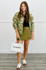 Olive Well Loved Ribbed Skort (Reg. & Plus)