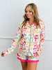 Daylight Bow Ruffle Pajama Set (Reg. and Plus)