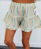 POL Eyelet Trim Ruffled Shorts (Reg.)-2 Colors