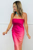 Pink Ombre Strapless Maxi Dress (Reg.)
