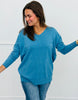Center Seam Sweater Top Remix (Reg.) - 7 Colors