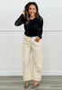 Sheerly Ruched Long Sleeve Top (Reg & Plus)-2 Colors