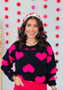 Bold Hearts Pullover Sweater (Reg)-2 Colors