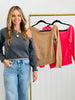 Asymmetric Off Shoulder Sweater Top (Reg.)- 3 Colors