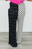 Mixed Polka Dot Pants (Reg. and Plus)