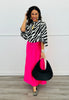 Black Zebra Print Sleeveless Blouse (Reg.)