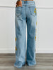 Oli & Hali Sunflower Embroidered Pants (Reg.)