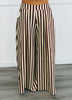 Striped Palazzo Pants (Reg. and Plus) - 5 Colors