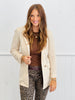 Collared 3/4 Sleeve Cuff Blazer (Reg.) - 2 Colors