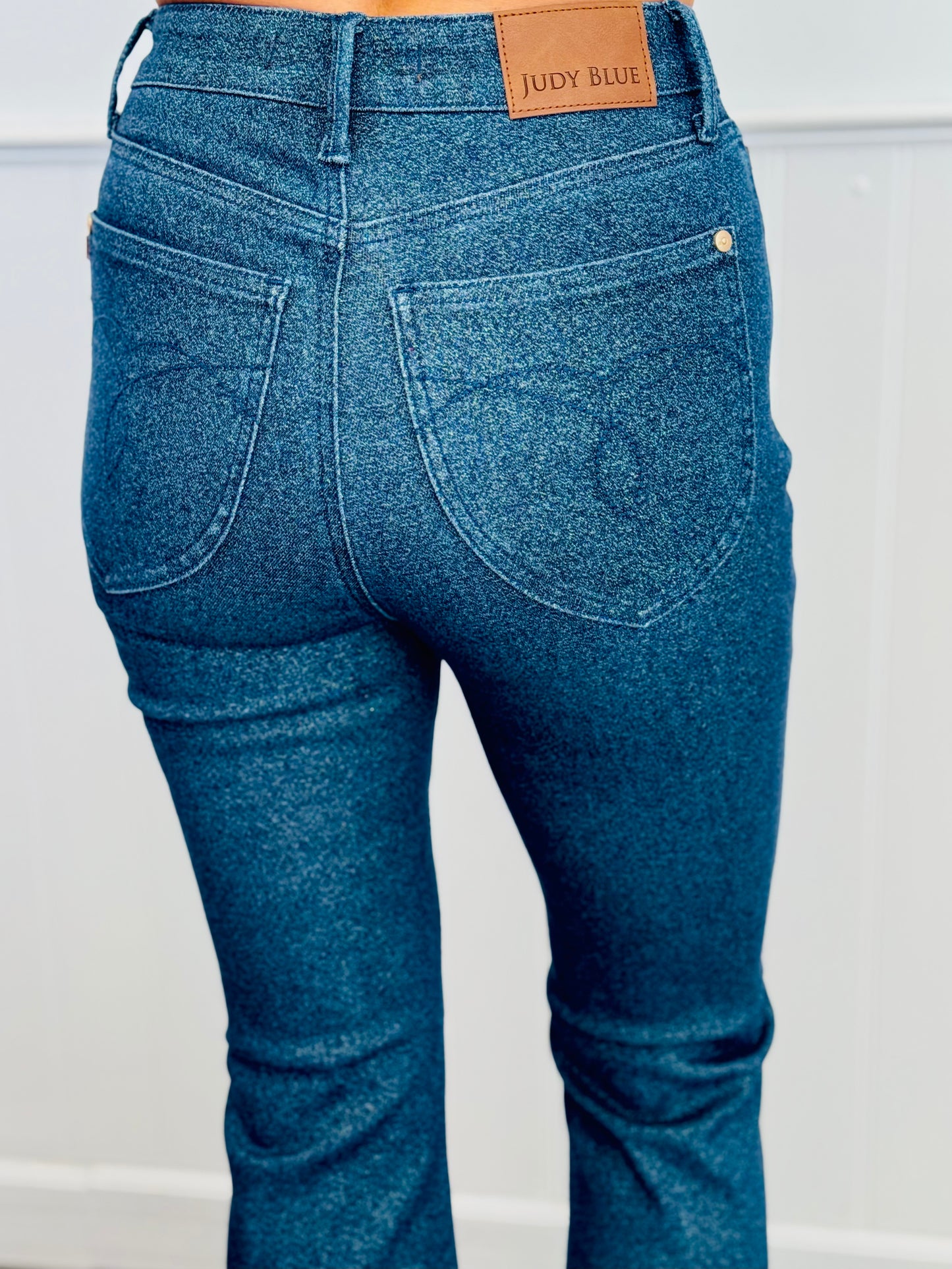 Judy Blue Slay the Sparkle Flare Jeans (Reg. and Plus)