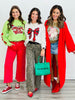 Holiday Bow Pullover Graphic Sweater (Reg.)-2 Colors