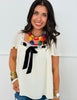 Ivory Princess Lace & Ribbon Blouse (Reg.)