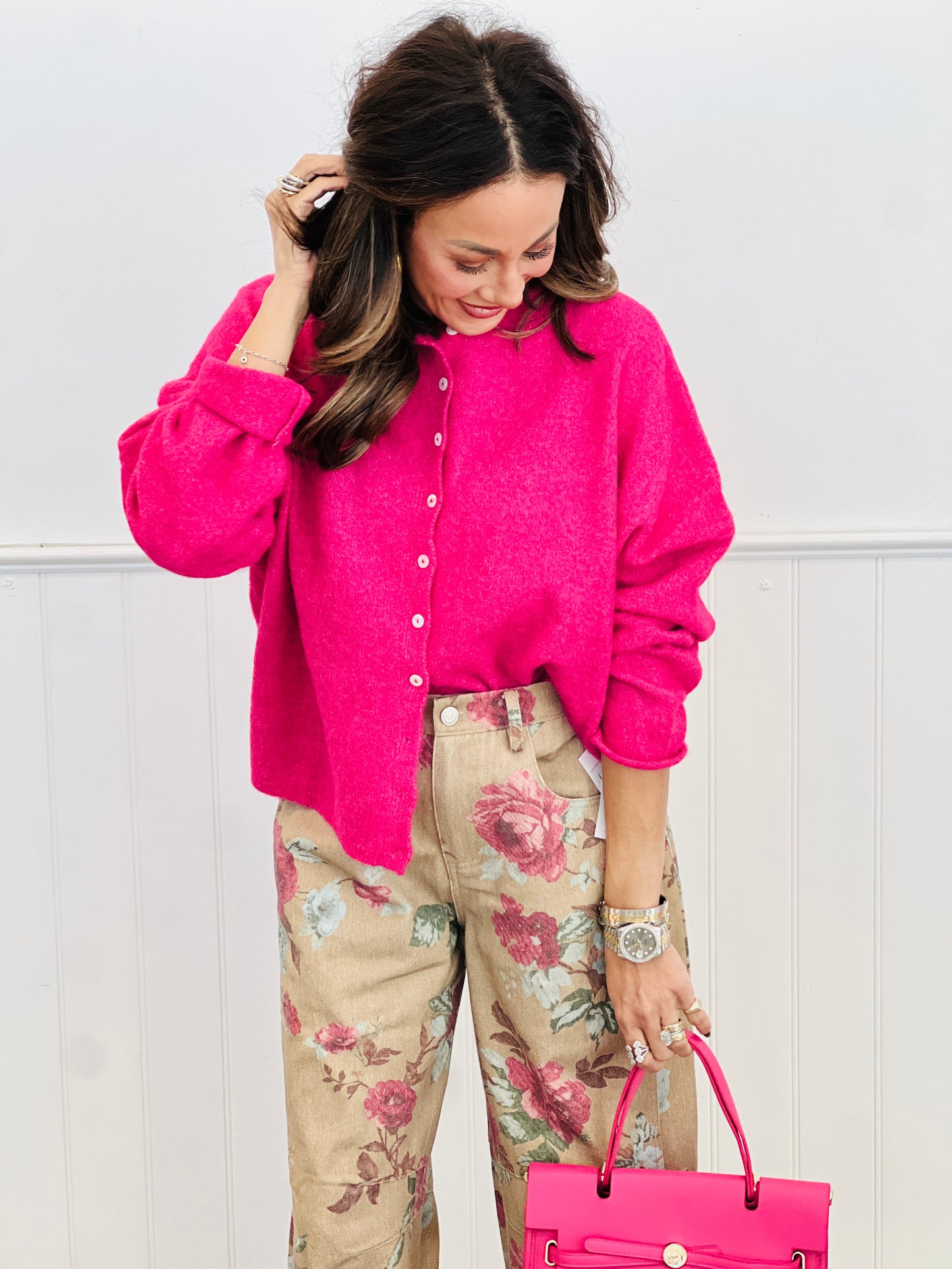 Fuchsia Gigi Cardigan (Reg.)