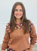 Chocolate Polka Dot Pullover (Reg. and Plus)
