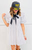 Black/White Just A Doll Mini Dress (Reg)