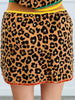 Queen Of Sparkles Leopard Crystal Mini Skirt (Reg. and Plus)