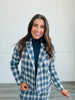 Blue Brushed Plaid Blazer (Reg.)