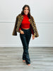 Brown Leopard Faux Fur Jacket (Reg.)