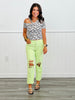 Mica Melon Super High Rise Dad Jeans