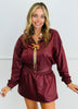 Faux Leather Zip Up Jacket (Reg.) - 2 Colors