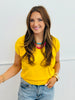 V-Neck Cap Sleeve Top (Reg. and Plus) - 9 Colors