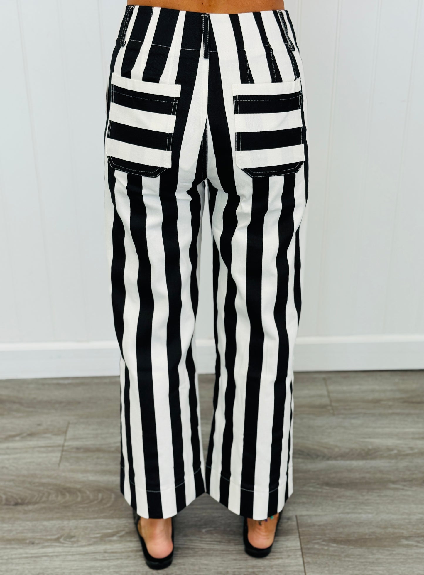 Striped Colette Crop Wide Leg Pants (Reg.) - 3 Colors