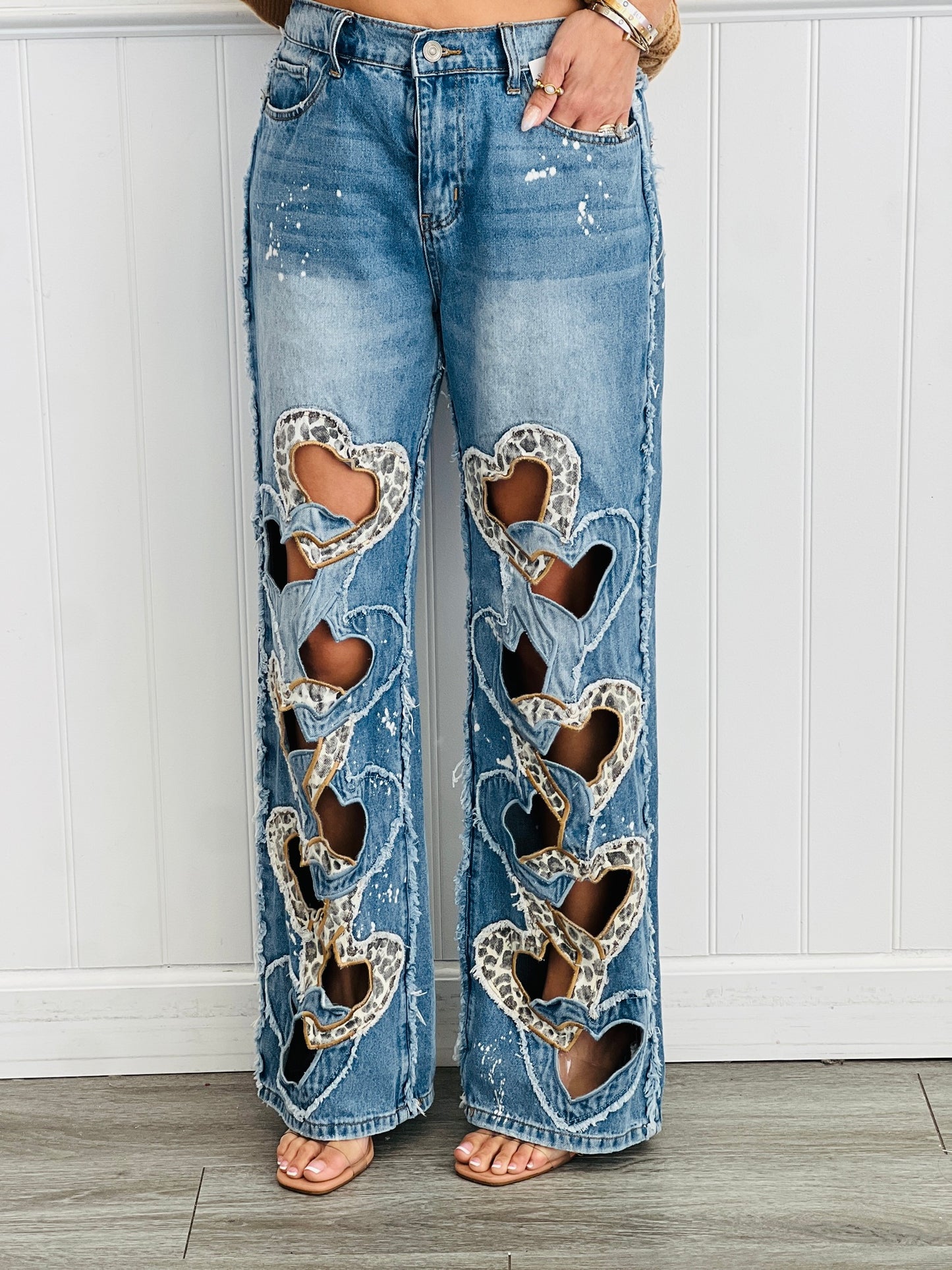Oli & Hali Denim Heart Cutout Jeans (Reg.)