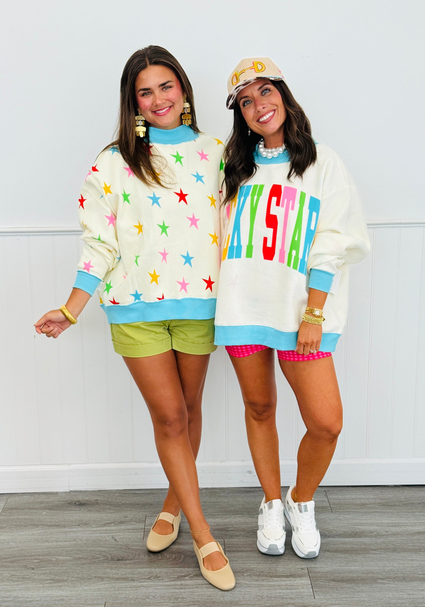 Lucky Stars 2-Sided Mock Sweatshirt (Reg.)