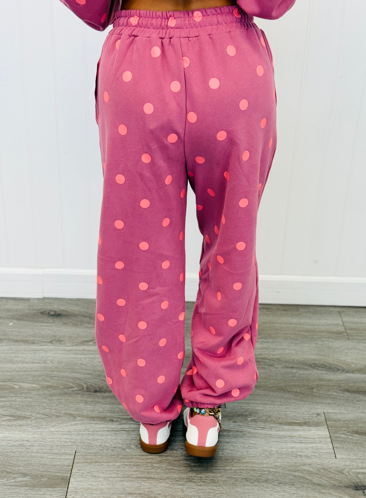 Playful Polka Dot Jogger Pants (Reg.) - 4 Colors