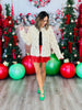 Sequin Faux Fur Jacket (Reg. & Plus)- 2 Colors