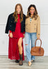 Double Breasted Boxy Jacket (Reg.)-2 Colors