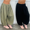 Shirred Harem Pocket Pants (Reg.) - 2 Colors