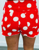 Red Polka Dot Wrap Skort (Reg.)