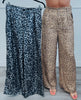 Metallic Leopard Print Pants (Reg.)- 2 Colors