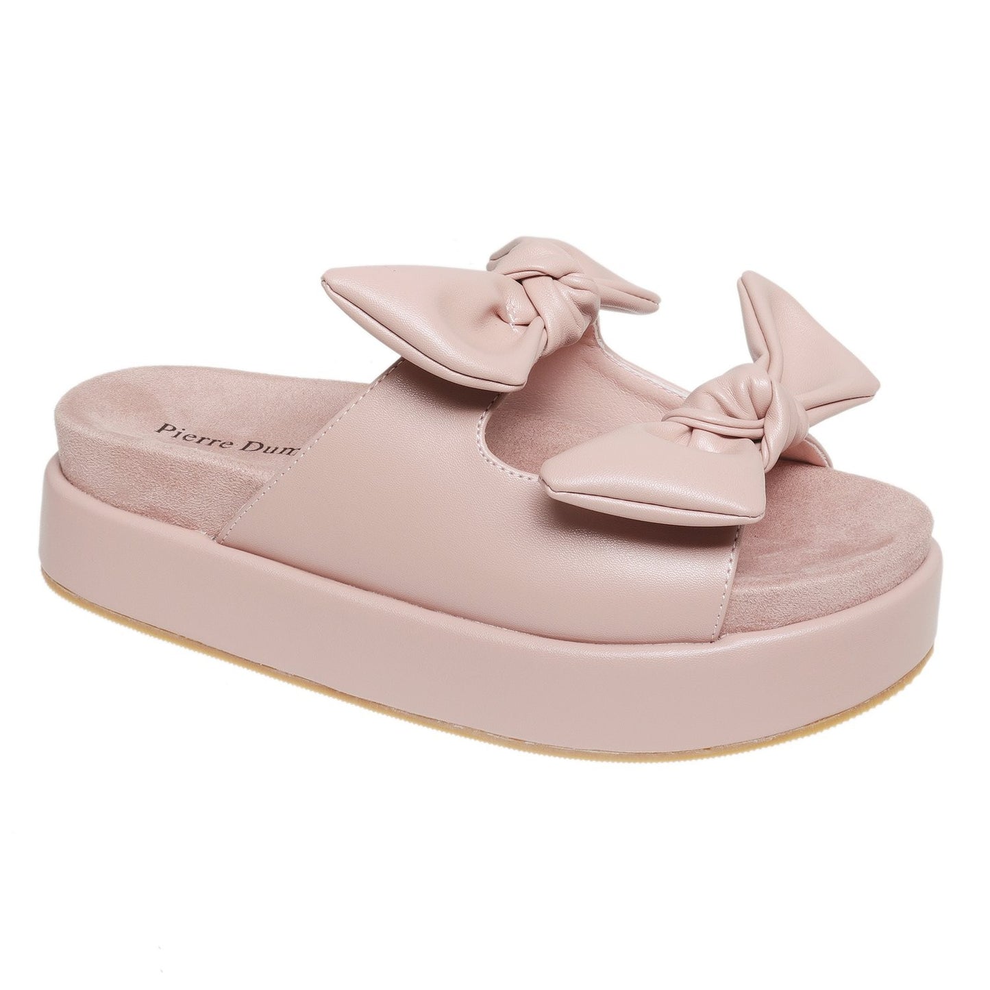 Dusty Rose Darling Knot Platform Sandals