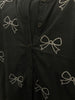 Black Rhinestone Bows Button Up Cardigan (Reg. and Plus)