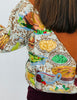 Queen Of Sparkles Brown Thanksgiving Meal Sweatshirt (Reg. and Plus)