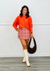 Thankful Plaid Skort (Reg. & Plus)