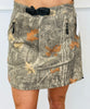 Taupe Real Tree Camo Mini Skirt (Reg & Plus)