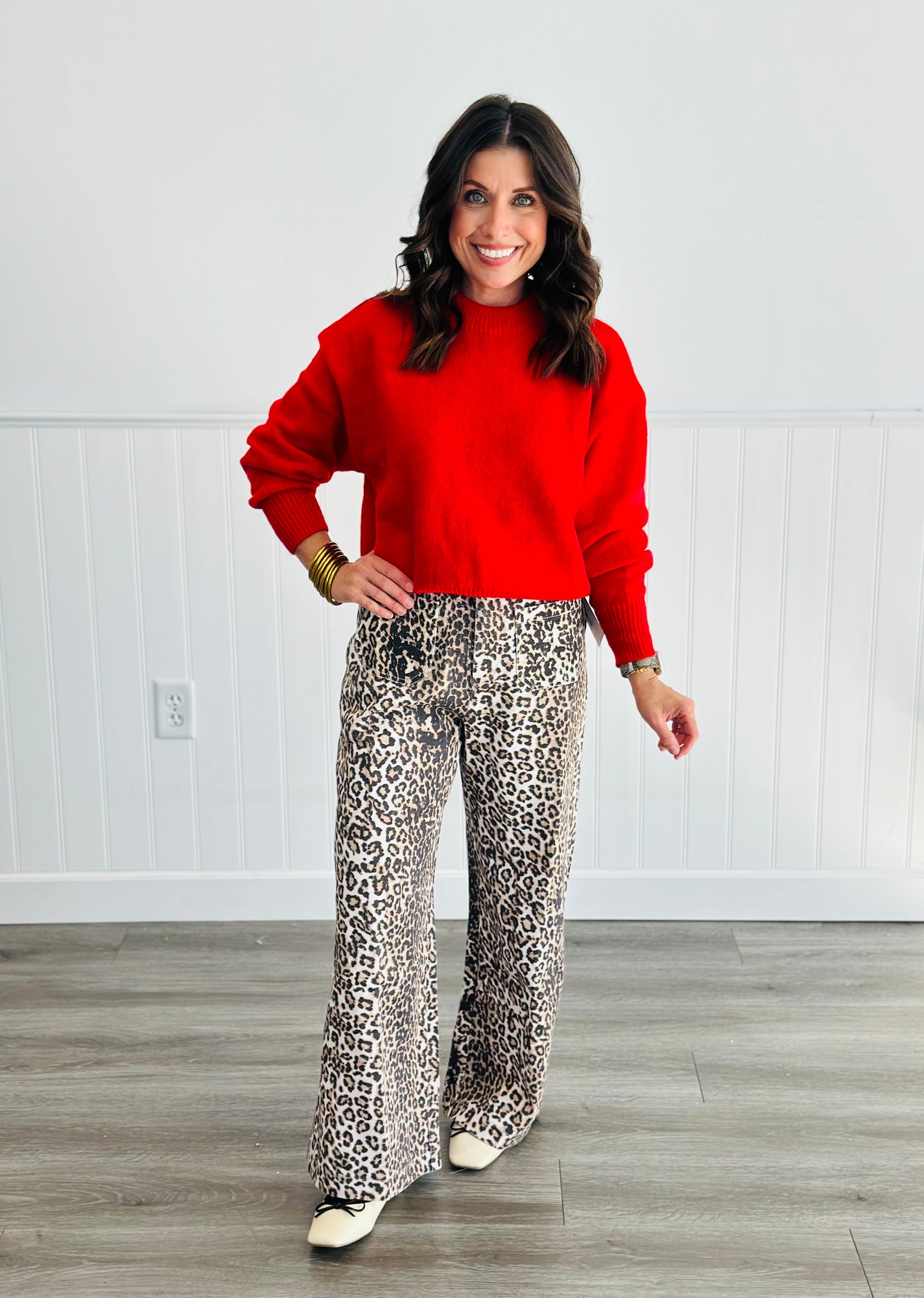 Chic And Fabulous Leopard Cargo Pants (Reg & Plus)