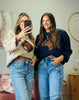 Horse Sweater Knit Top (Reg.) - 2 Colors