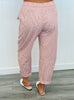 White/Red Stripe Big Pocket Barrel Pants (Reg.)