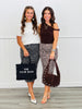 Zebra Print Midi Skirt (Reg & Plus)-2 Colors