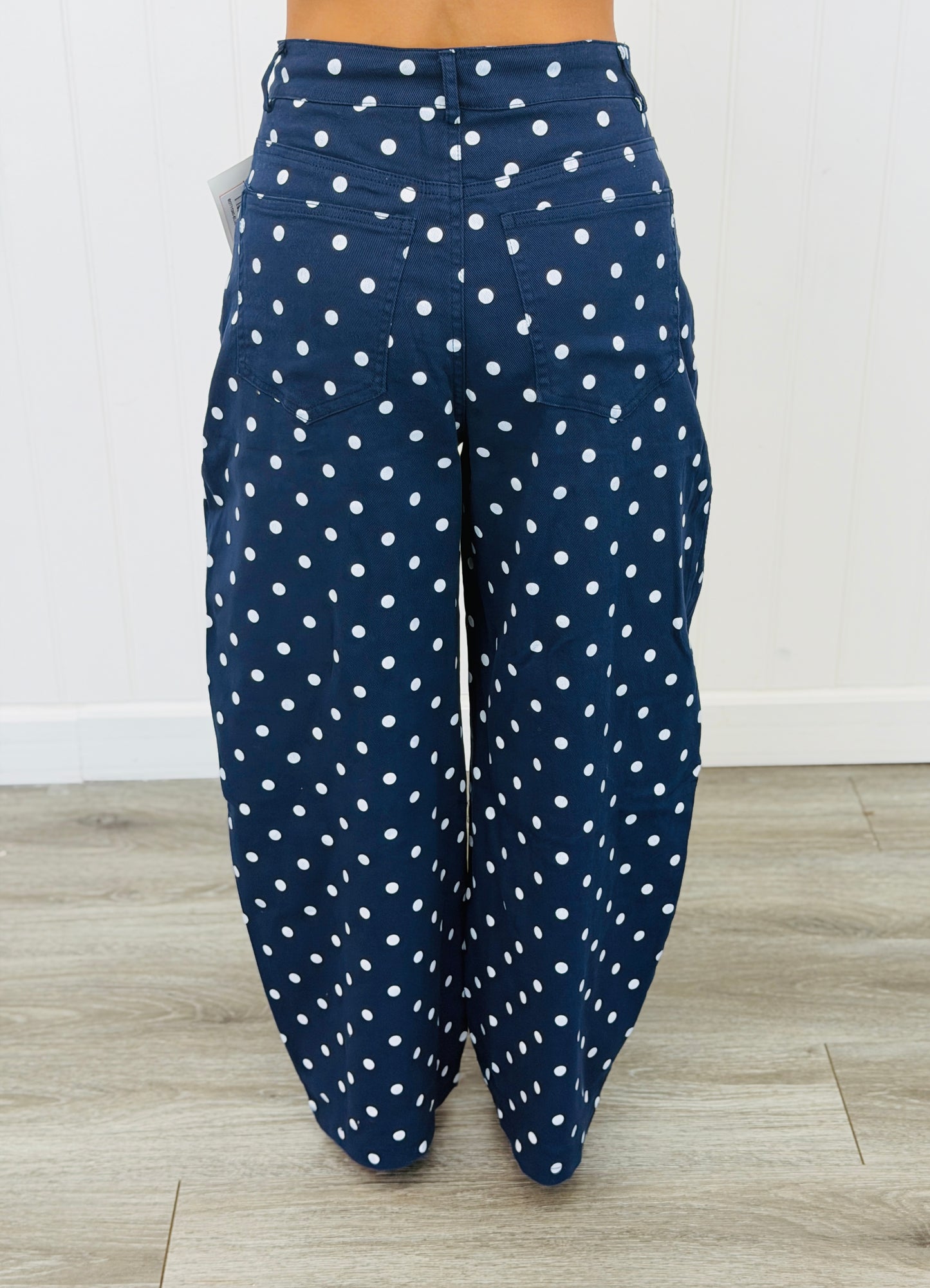 Polka Dot Party Barrel Pants (Reg.) - 4 Colors