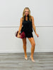 Sleeveless Lace Trim Blouse (Reg.) - 2 Colors