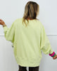 Soft Moss High Low Oversized Sweatshirt (Reg.)