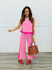 High Waist Side Stripe Pants (Reg.) - 2 Colors