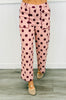 Polka Dot Scallop Trim Pants (Reg.) - 2 Colors